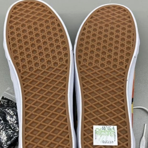 Vans Old Skool Pop Camo Spicy Orange & Black Skateboard Shoes - M 9 W 10.5 NWT - Picture 7 of 7